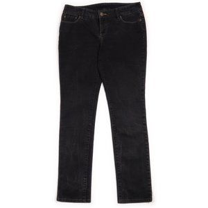 Midtown Straight Leg Jeans   Black